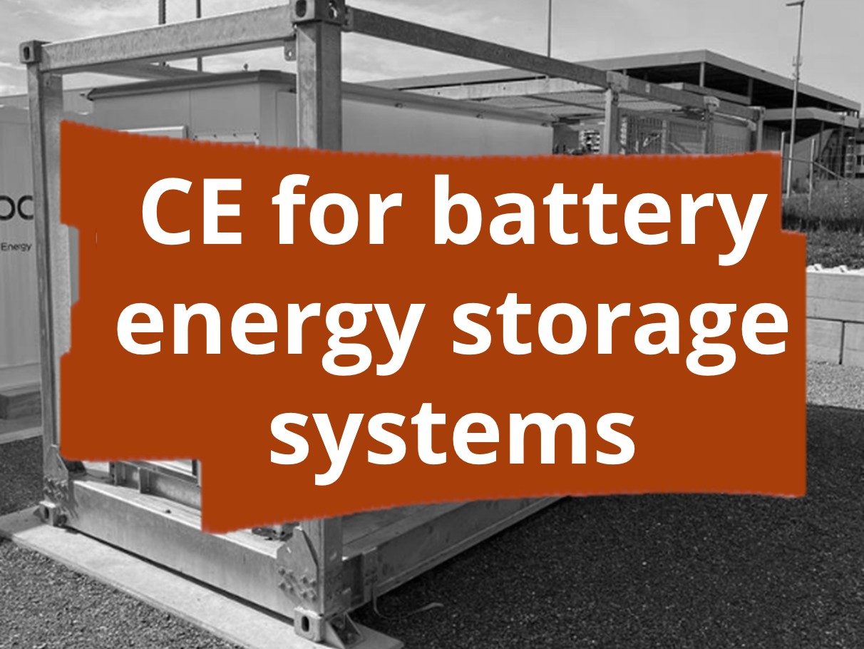 Conformity assessment procedure and CE marking for stationary battery energy storage systems